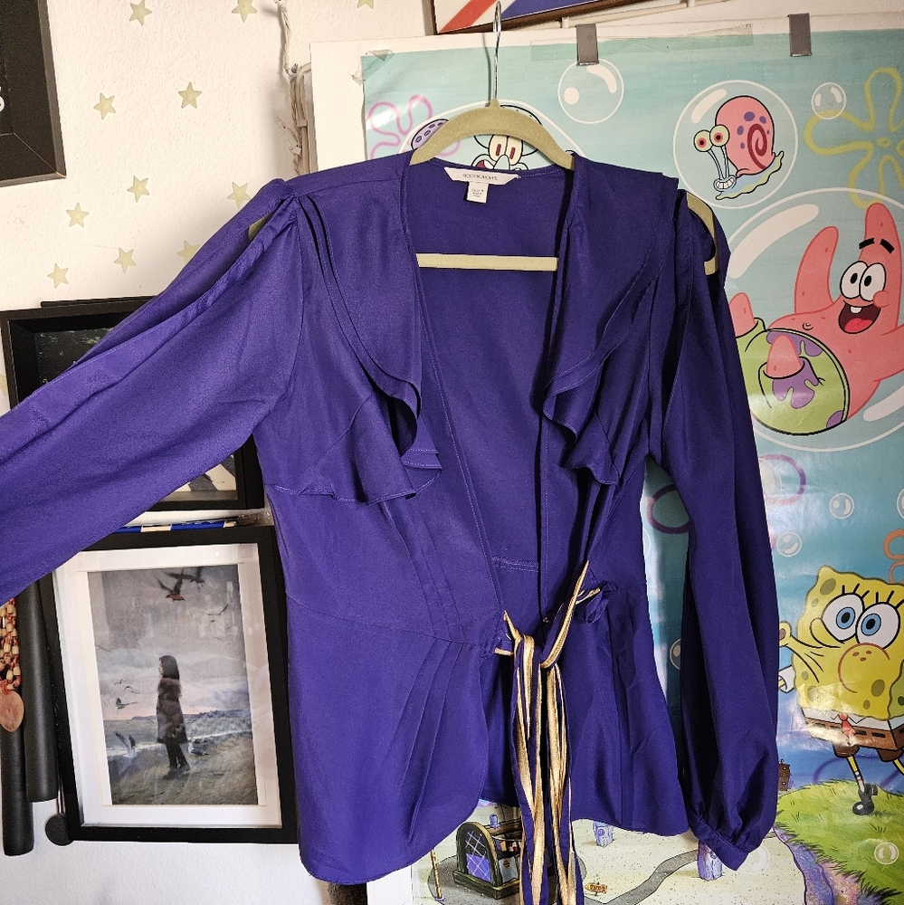 Purple blouse
